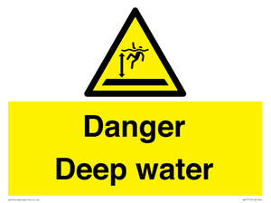 Danger Deep water